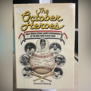 The October Heroes Hard Cover Baseball Memorabilia 1979